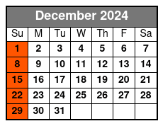 Sunday Brunch Cruise - W/ Meal December Schedule
