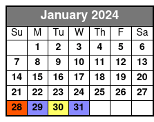 New Orleans Cemetery and Voodoo Walking Tour January Schedule