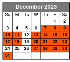 17:00 December Schedule