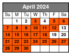 9:40am Tour April Schedule