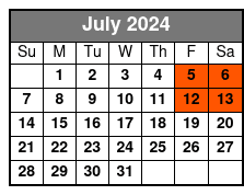 10:30 Fq Stroll Fall 2023 July Schedule