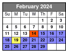 Laura Plantation Tour February Schedule