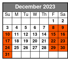 19:30 December Schedule