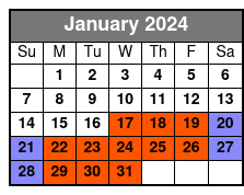 New Orleans Supernatural Tour January Schedule