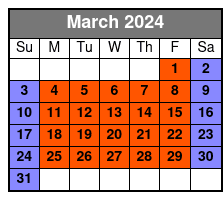 New Orleans Supernatural Tour March Schedule