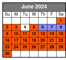 The Garden District Tour June Schedule