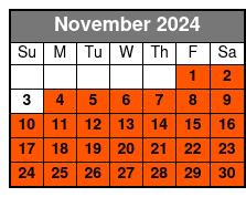 11:15am November Schedule
