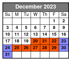 The New Orleans Dark Side Tour December Schedule