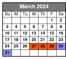 The New Orleans Dark Side Tour March Schedule