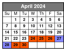 Public Tour Options April Schedule