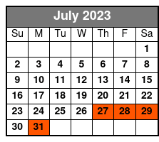 New Orleans Small-Group Bike Tour July Schedule
