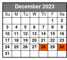 New Orleans Small-Group Bike Tour December Schedule