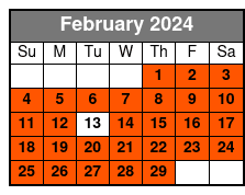 Lewd Spirits 8pm February Schedule
