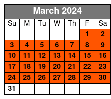 Lewd Spirits 8pm March Schedule