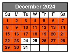 Lewd Spirits 5pm December Schedule