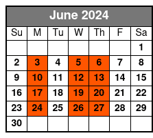 Whitney Plantation and Manchac Swamp Kayak Tour Combo June Schedule