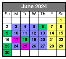 Bike Tour June Schedule