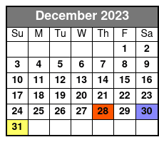 Garden Distric French Quarter Combo Bike Tour December Schedule