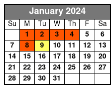 09:00 January Schedule