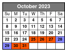 New Orleans Ghost Adventure with Real Paranormal Equipment October Schedule