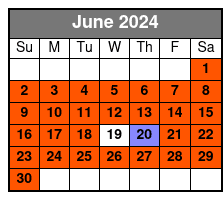 Standard Tour June Schedule