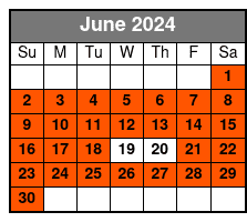 The Dim Corner Tour June Schedule