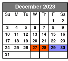 Start Times December Schedule