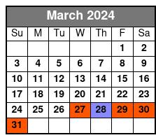 Start Times March Schedule