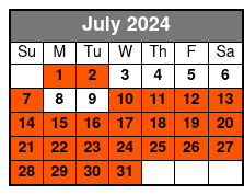 1:30 Pm July Schedule