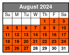 1:30 Pm August Schedule