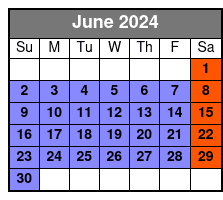Boat Ride with Pick-Up June Schedule