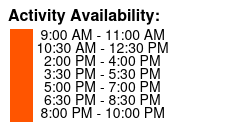 45 Minute Group Tour Color Key