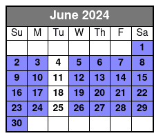 Whitney Plantation Tour June Schedule