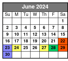 Jamnola New Orleans June Schedule