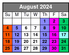 Jamnola New Orleans August Schedule