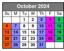 Jamnola New Orleans October Schedule
