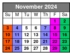 Jamnola New Orleans November Schedule