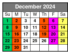 Jamnola New Orleans December Schedule