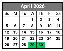 Clear Kayaking Eco Adventure Tour in Marianna April Schedule