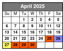 Snorkeling, Dolphin and Wildlife Sightings at St. Andrews Bay April Schedule