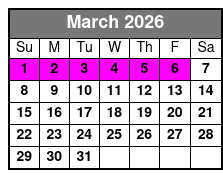 Jet Ski Rental in Destin and Fort Walton Beach March Schedule