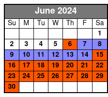 2 Hour Jetski Rental June Schedule