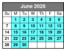 Private 4 Hour Crab Island Adventure Cruise June Schedule