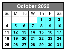 Private 4 Hour Crab Island Adventure Cruise October Schedule