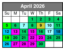 Private Pontoon Boat to Crab Island with Dolphin Cruise April Schedule