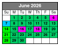 Private Pontoon Boat to Crab Island with Dolphin Cruise June Schedule