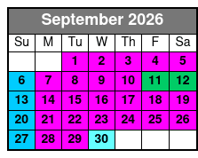 Private Pontoon Boat to Crab Island with Dolphin Cruise September Schedule