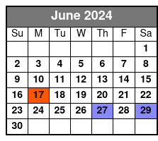 Crab Island/Dolphin Adventure June Schedule