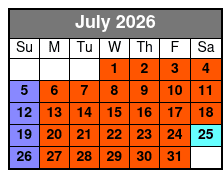 Crab Island/Dolphin Adventure July Schedule