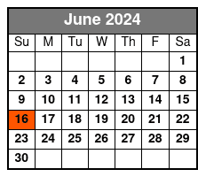 Crab Island/Dolphin Tour 4 Hr. June Schedule